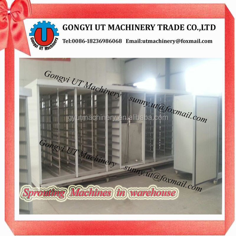 Equipo de procesamiento de raíces de frijoles para consumo diario de agua de 3m3 Producción de brotes