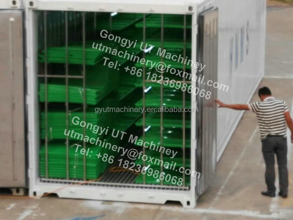 Tipo de contenedor Máquina de germinación de hierbas de semillas de trigo y cebada para plantas de fabricación