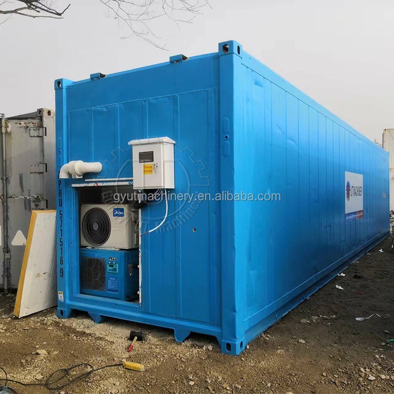 4600 * 1400 * 1700mm Tipo de contenedor luz de crecimiento LED y rendimiento para la agricultura de forrajes