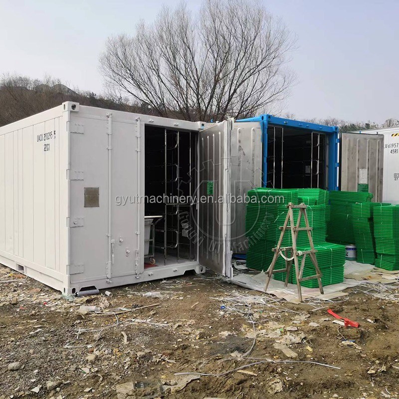 Contenedor de tensión de 22 V Sistema de forraje hidropónico automático Sala de máquinas de brotes de cebada